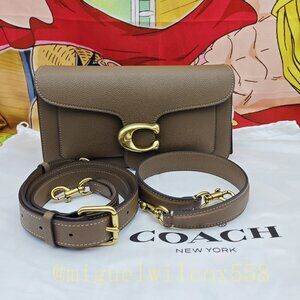 Tabby coach Shoulder Bag 26 brown